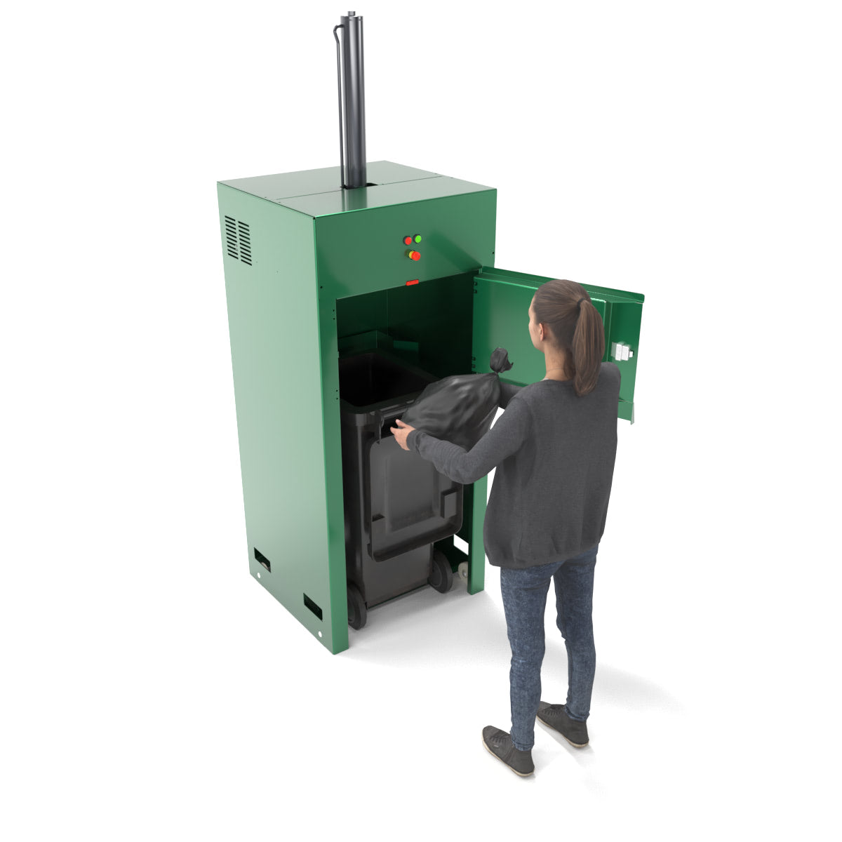 BC240L Wheelie Bin Compactor