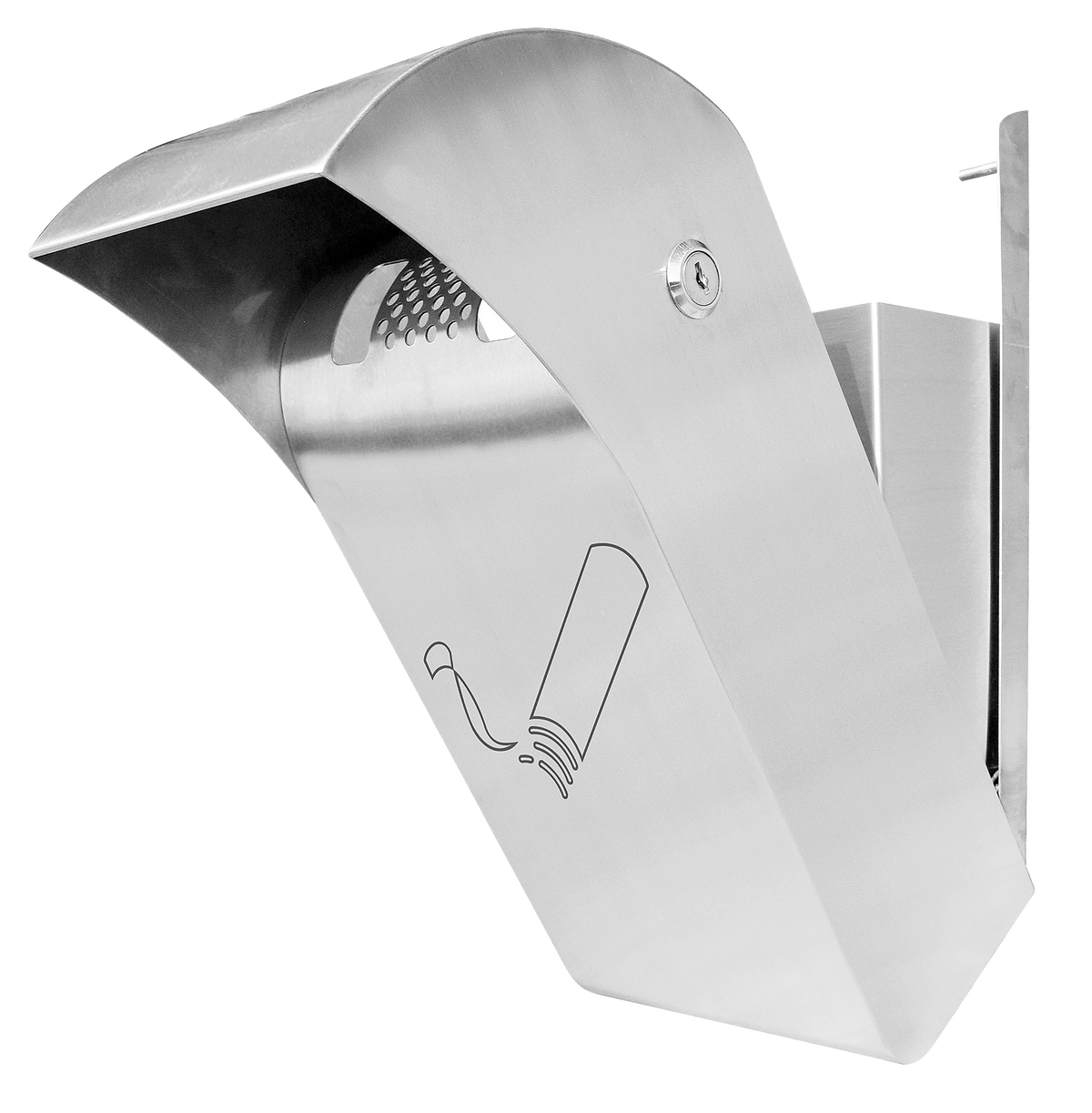 Stainless Steel Ashtray Bin 1.7L - RB-WMAB-1.7