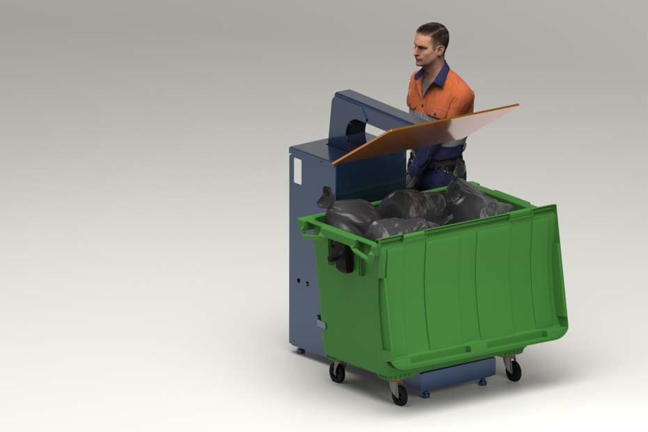 BC-1100WB- Wheelie Bin Compactor 1100L