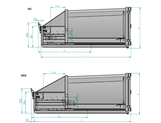 HGS - Mobile Compactor - Hook Lift