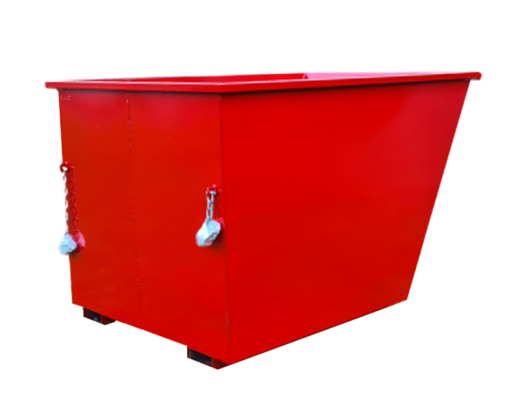 PYB2.0M Steel Scrap Metal Yard Bin (Angle Front)