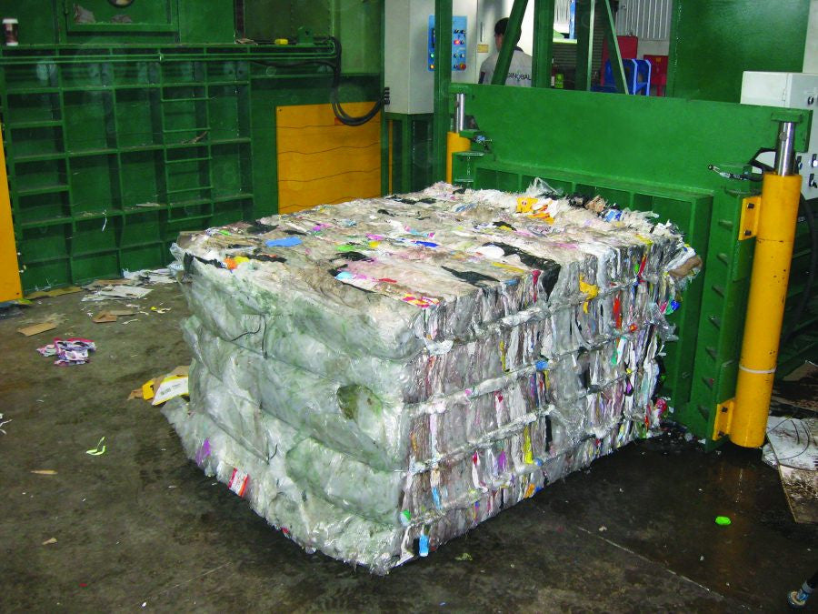 SHB1-600-7575 Horizontal Manual Tie Baler For Plastics