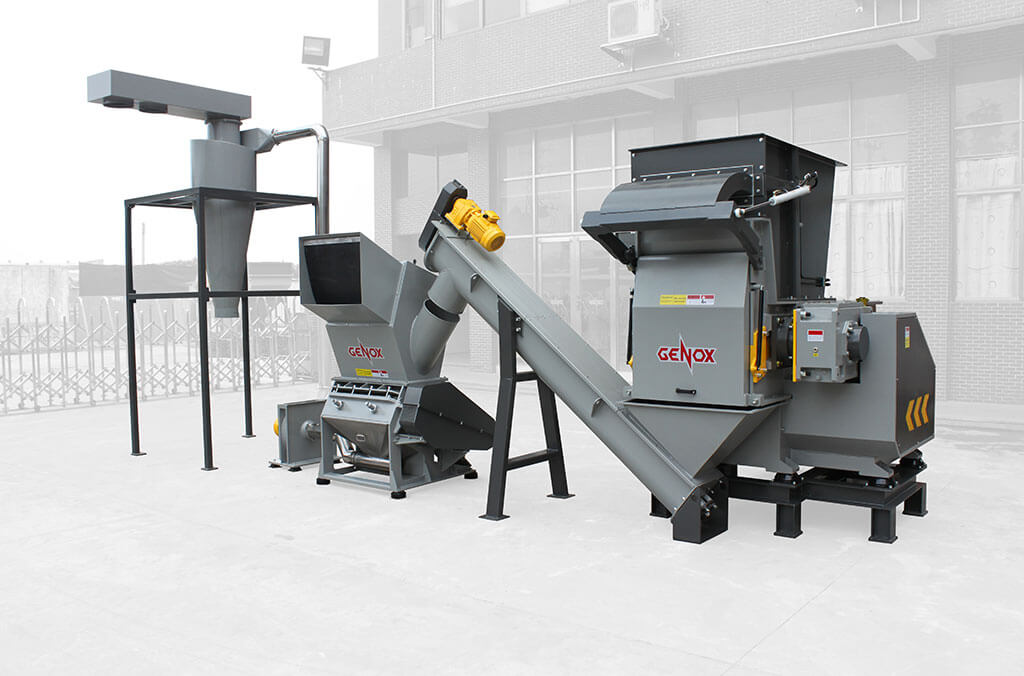 Single Shaft Shredder Genox - V Series-V600-1500
