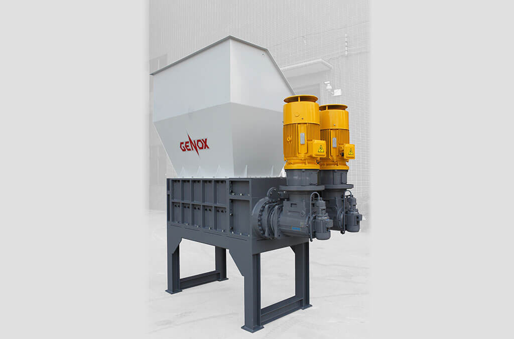 Twin Shaft Shredder Genox - M Series-M300-1200