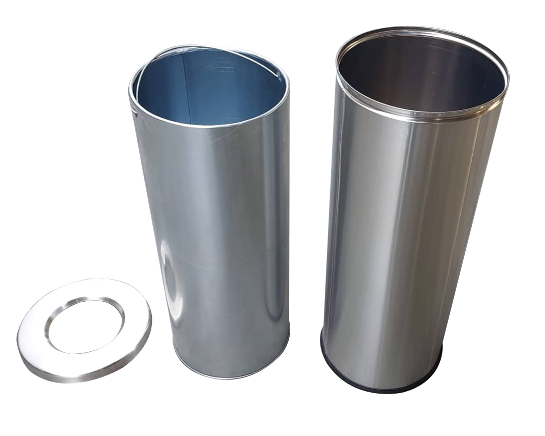 Stainless Steel Round Bin 46L - RCB-820S