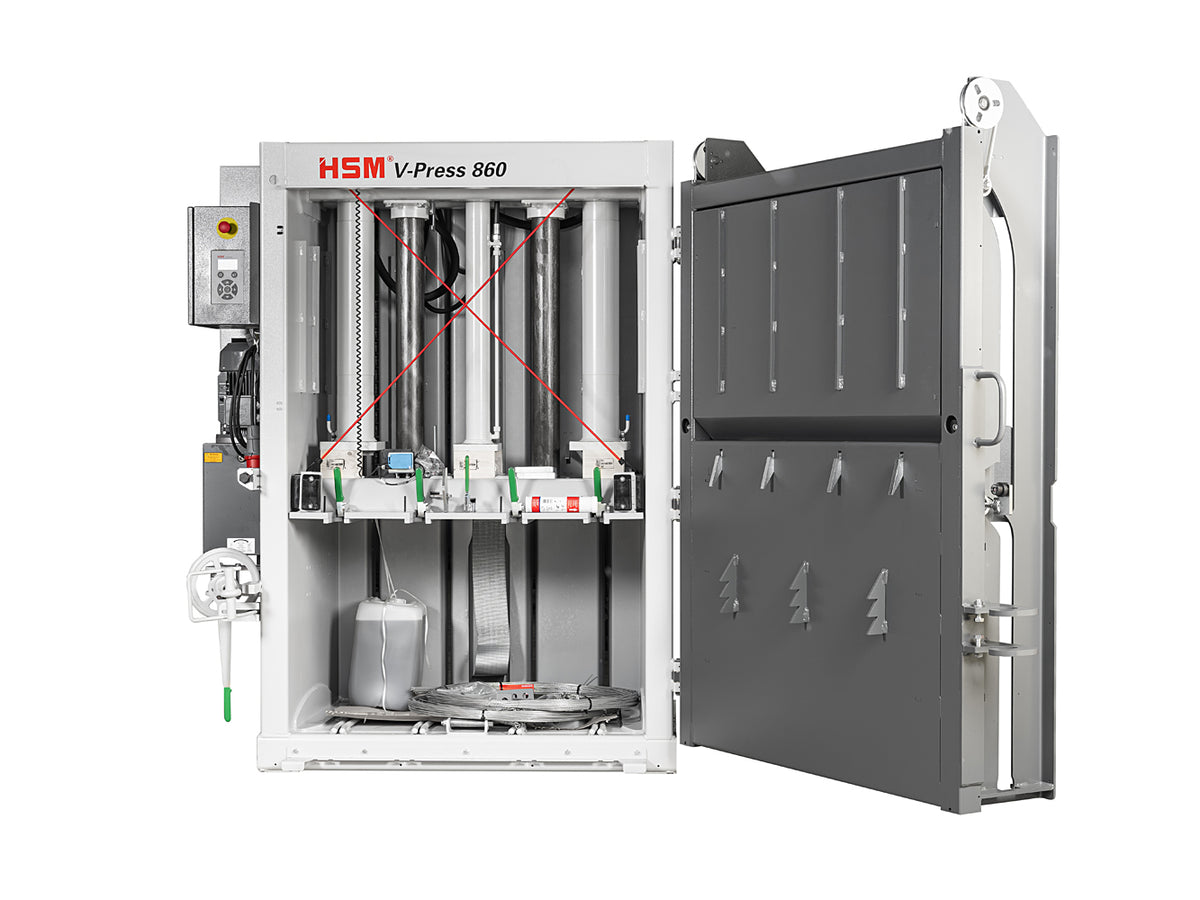 V-Press 860 Plus Vertical Baler - High Density