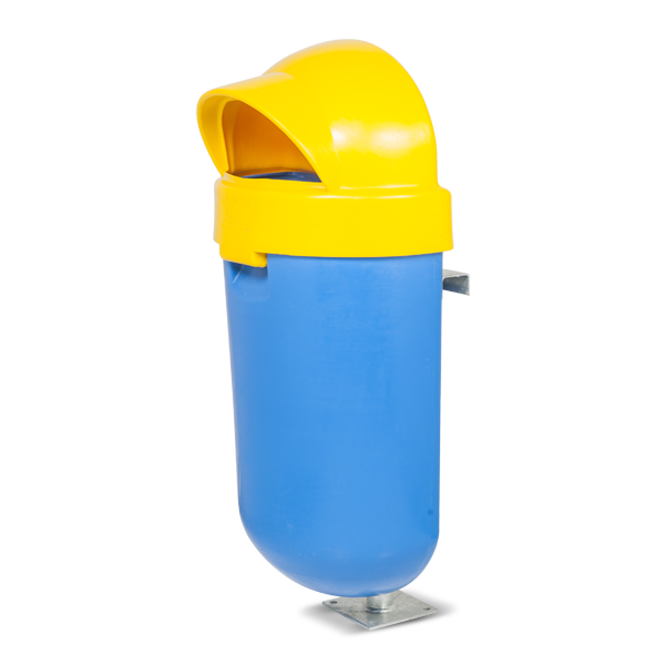 PRS1 Single Outdoor Litter Bin (With Stand)